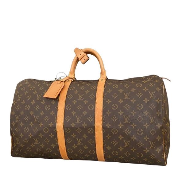 LOUIS VUITTON Monogram Keepall 55 Travel Bag 🧳 FL0081 - Picture 1 of 17